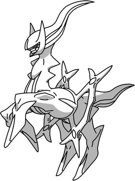 10 Powerful Arceus Pokemon Coloring Pages to Color