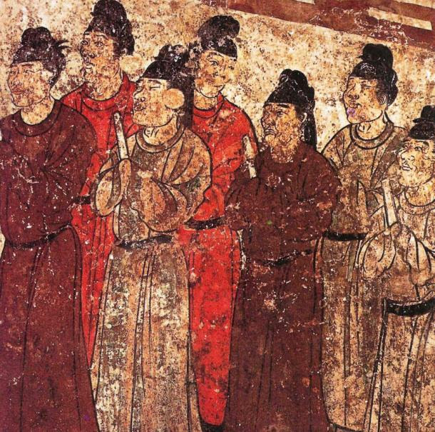 Chinese Eunuchs were the only males permitted in the harem