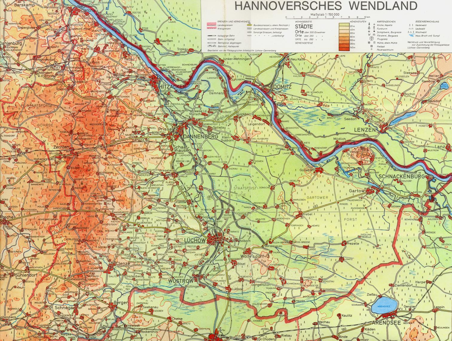 Wendland Karte | Karte