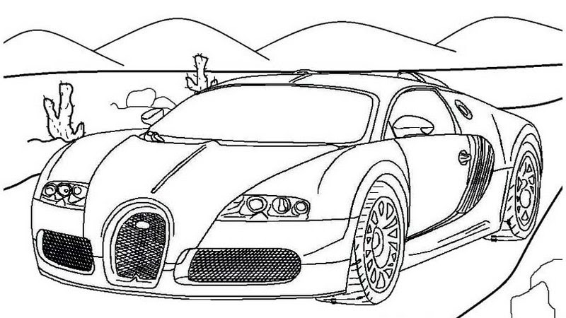 Download Bugatti Coloring Page | Coloringnori - Coloring Pages for Kids