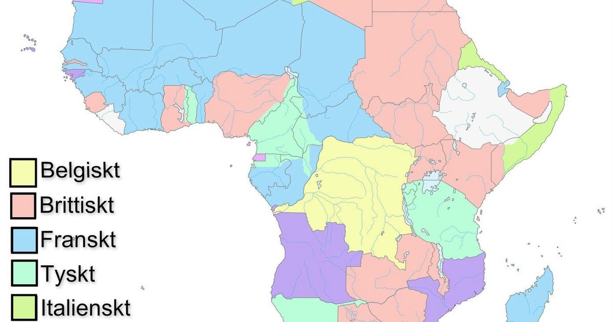 Afrika Karta Svenska | Kart Over