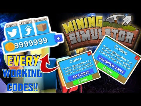 120 Codes All Roblox Mining Simulator Codes 2018 Wiki Films