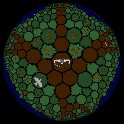 equidistants in the Yendorian Forest