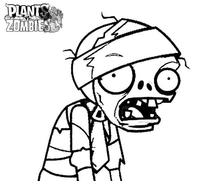 Print Versus Zombies Coloring Pages : Print Characters Plants Vs