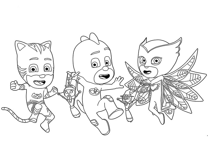 Malvorlagen Pj Masks Ninja