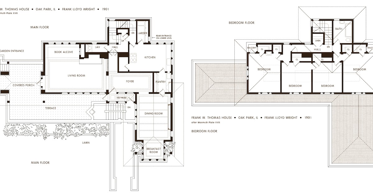 21 Awesome The Robie House Floor Plan