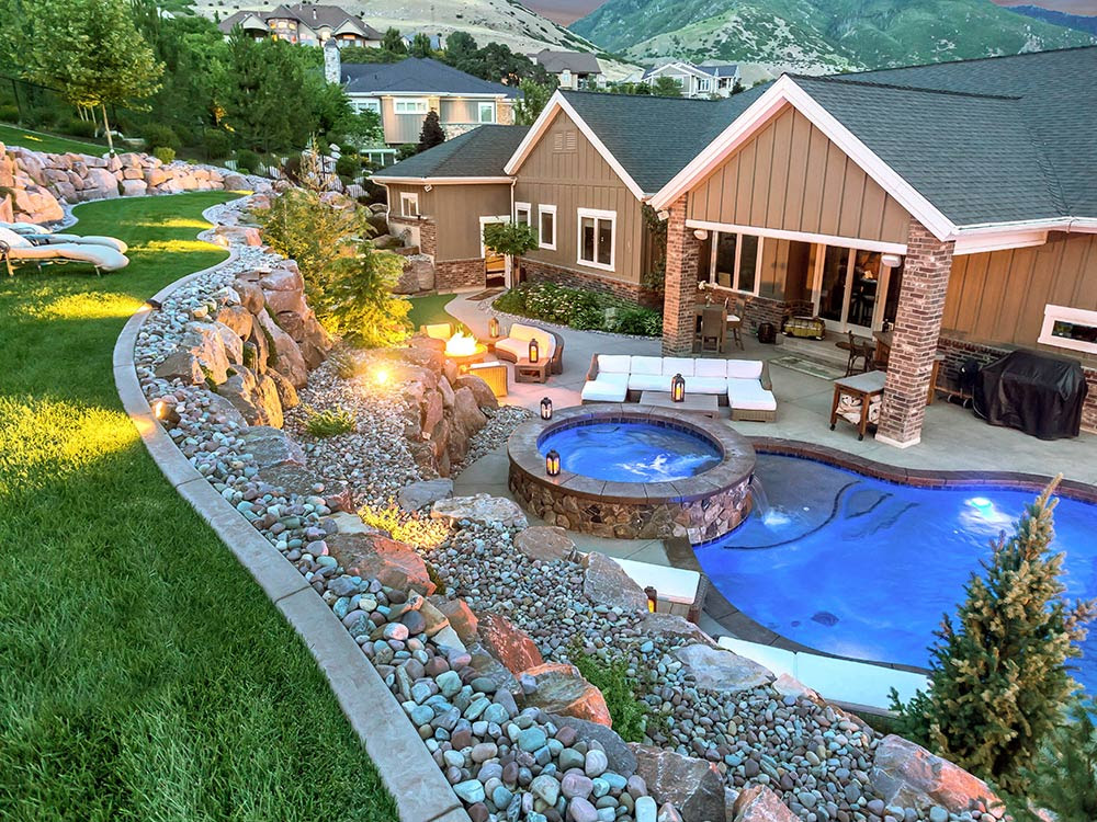 Rockscape Backyard Rockscape Backyard on Backyard Rockscape Ideas id=28626