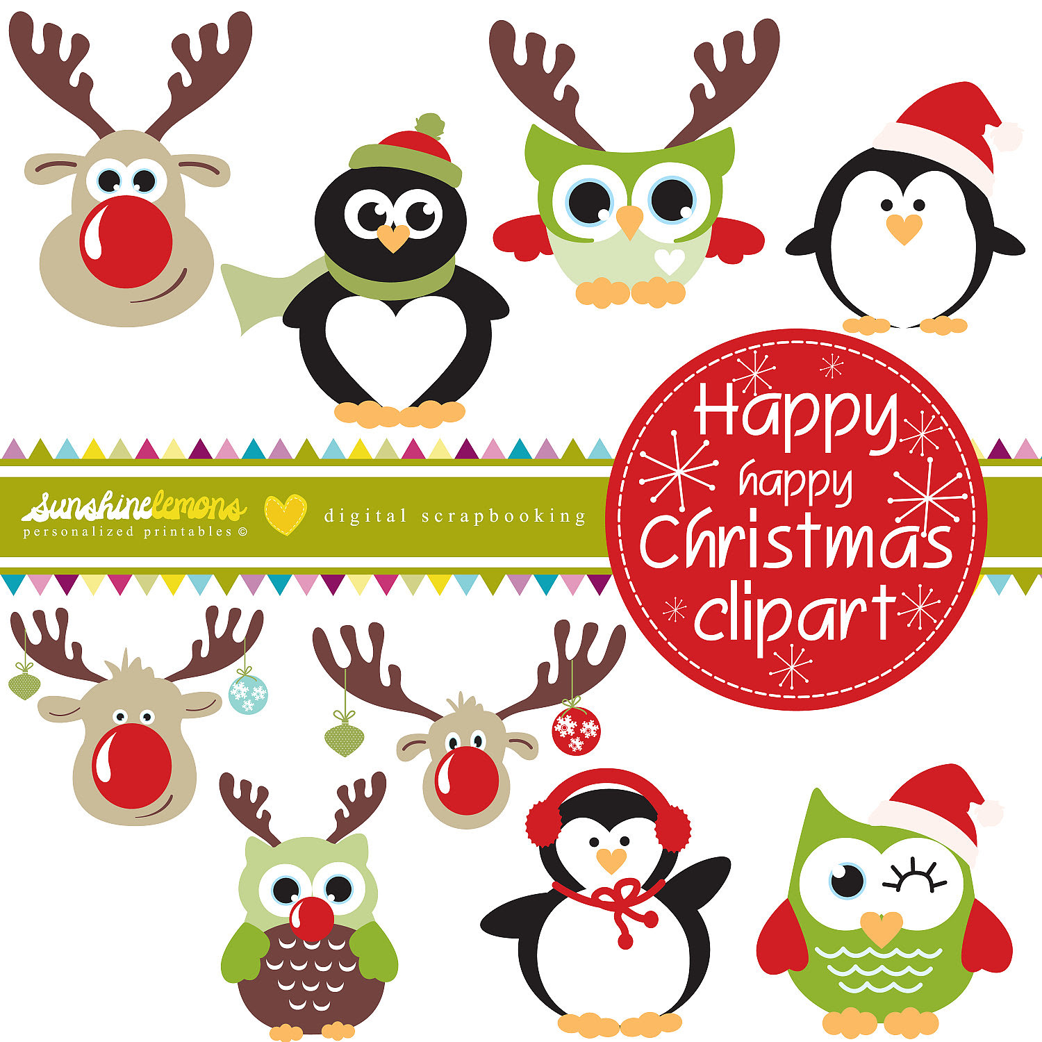 Cute Free Printable Christmas Clip Art - However, this cute christmas