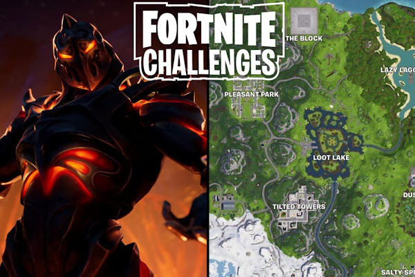 la carte avec tous les emplacements des defis de la semaine 8 saison 8 fortnite - fortnite semaine 10 saison 8 banniere
