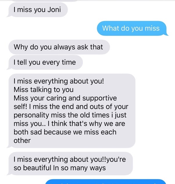 1000 i miss you text from a guy