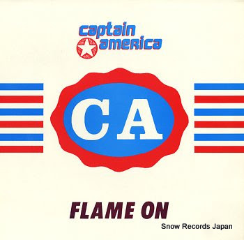 CAPTAIN AMERICA flame on