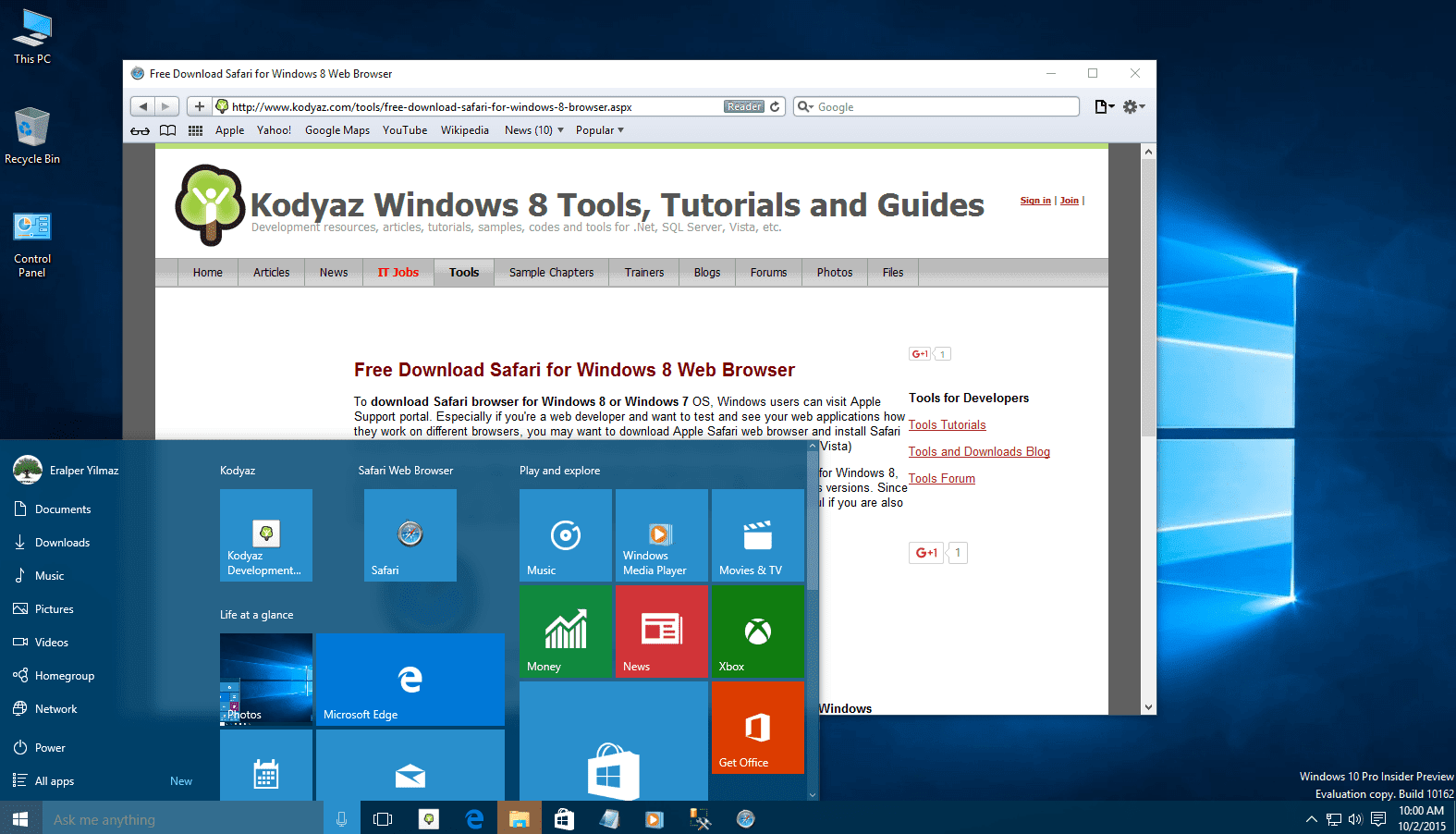 Drivers & Music: Safari browser download windows 10