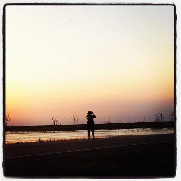EV SD sunset