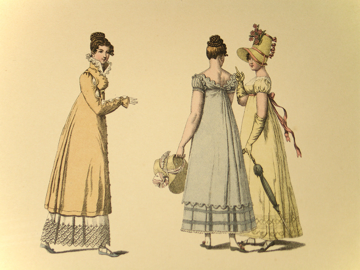 Одежда девушек 19 века