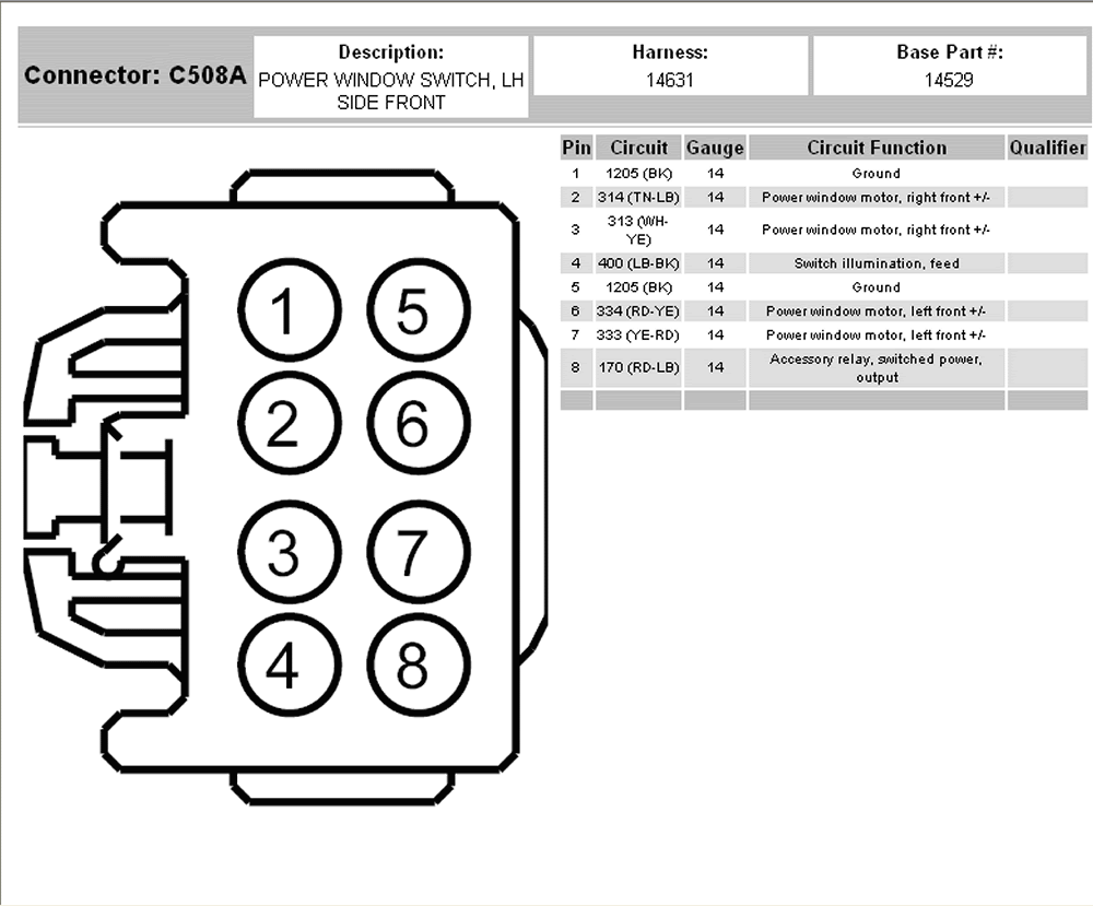 Ford F250 Mirror Wiring - Wiring Diagram