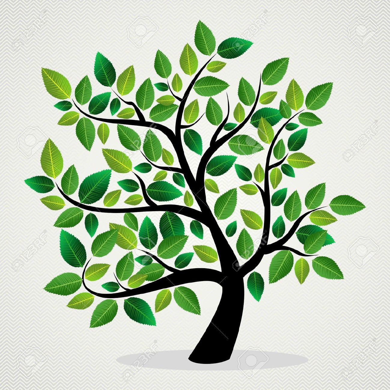 How To Draw A Simple Tree With Leaves - happyhouseofag