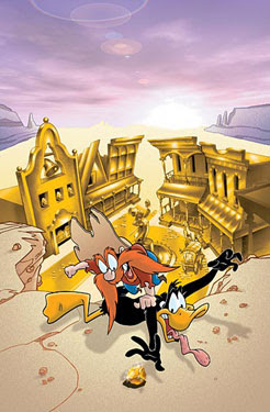 Git yer feathers offa mah nugget, varmint! Looney Tunes #146 cover
