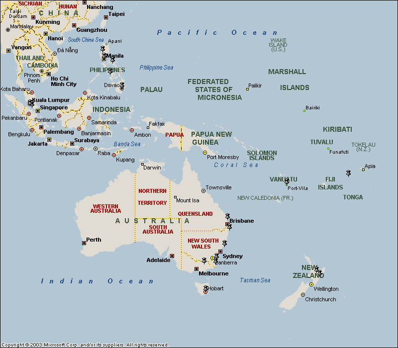 Tonga Map South Pacific  Cities And Towns Map