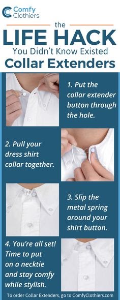 how to make shirt collar bigger