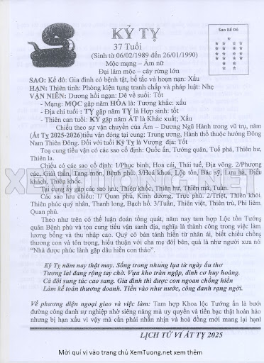 Sức Khỏe Nữ Kỷ Tỵ