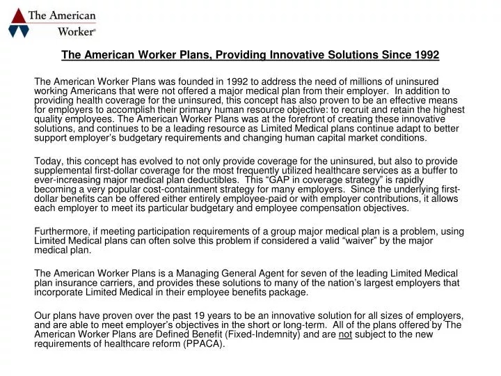 The American Worker Insurance Benefits Claims Address