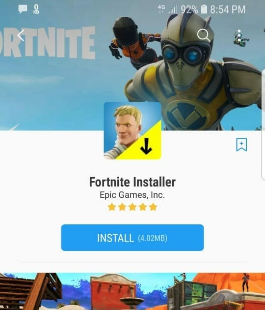 Fortnite installer stub что это