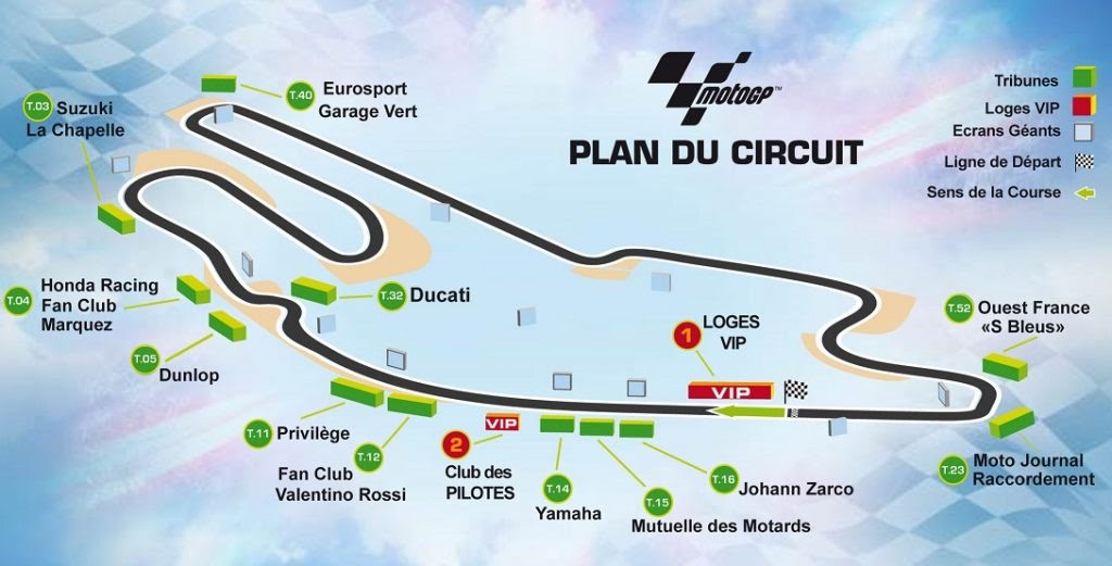 Billet Moto Gp Le Mans chmean