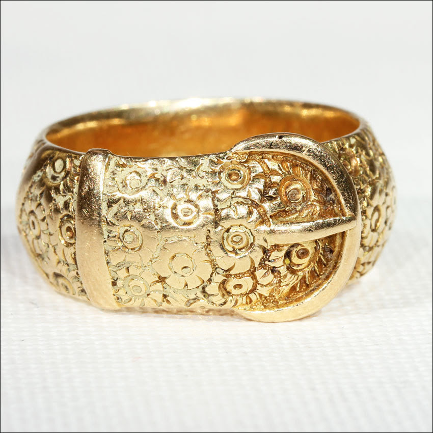 Gold Wedding Rings: Gold Buckle Rings For Women