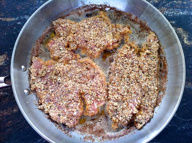More Breaded Chicken Added to Hot Pan