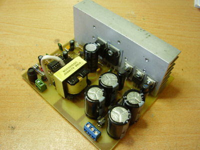 SMPS cung cấp cho 2X32 Volt Auto Amplifier với TL494