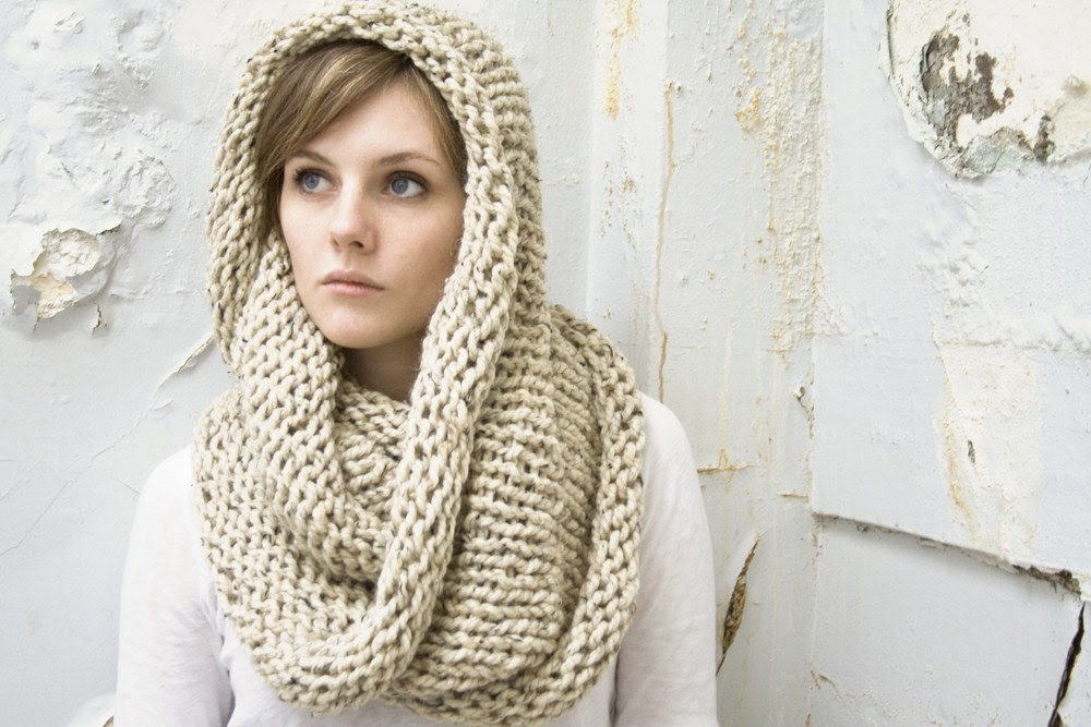 Large Wool Cowl - Circle Scarf - Infinity Scarf - Choose Your COLOR