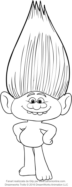 Immagini Trolls Da Colorare Stampae Colorare