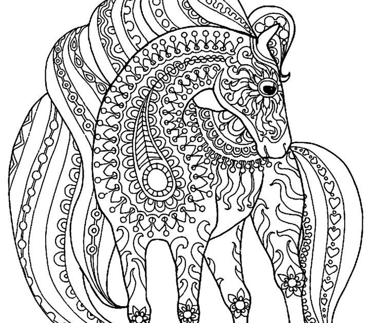 Ausmalbilder Erwachsene Einhorn | Amorphi