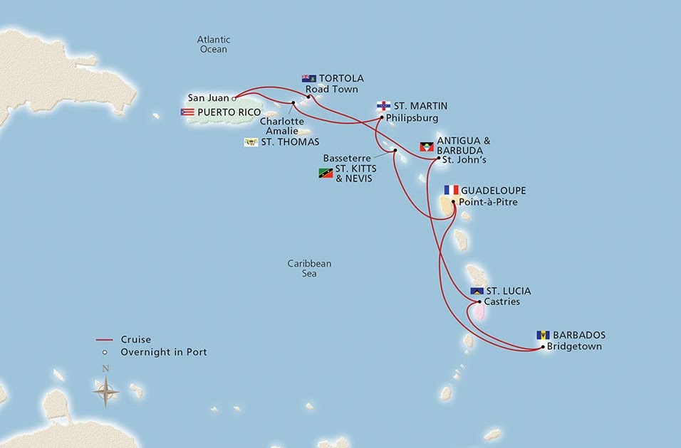 cruise ship port schedule st thomas