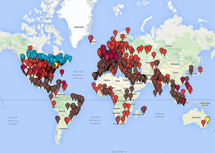 Bed Bugs World Map Tourist Map Of English