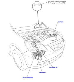 schematics and diagrams: 2008 Honda Odyssey Accessory Drive Belt?