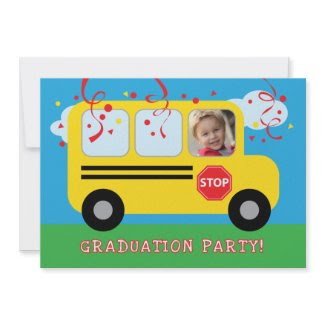 Kindergarten or Preschool Graduation Photo Invitat zazzle_invitation