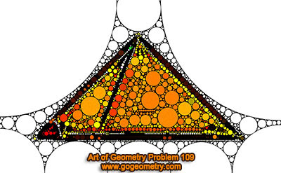 Arte del Problema de Geometría 109 usando Aplicaciones Móviles.