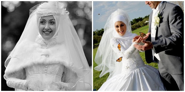 Fashion Wah Cantiknya Berbagai Model Wedding Hijab Dari 