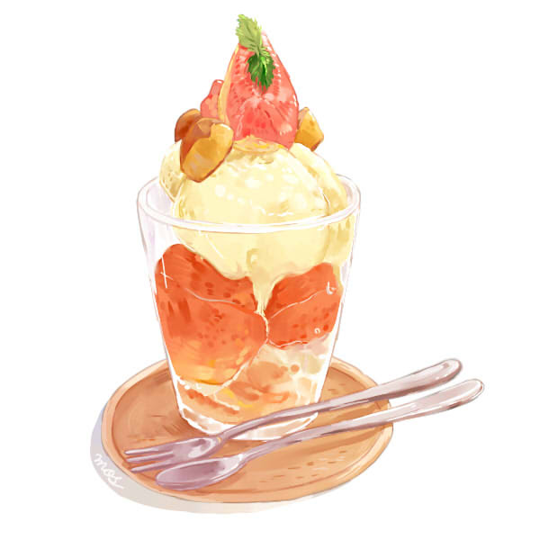 かわいい動物画像 新鮮なおしゃれ オシャレ 食べ物 イラスト