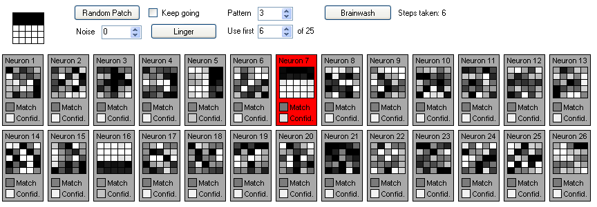Pattern Sniffer screen shot