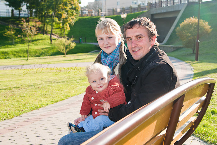 Осенняя фотосессия Матвея и его семьи