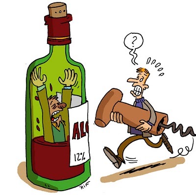 Résultat de recherche d'images pour "caricatures de l'alcool"