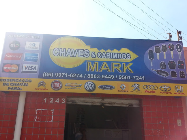 Chaves e Carimbos Mark - Chaveiro