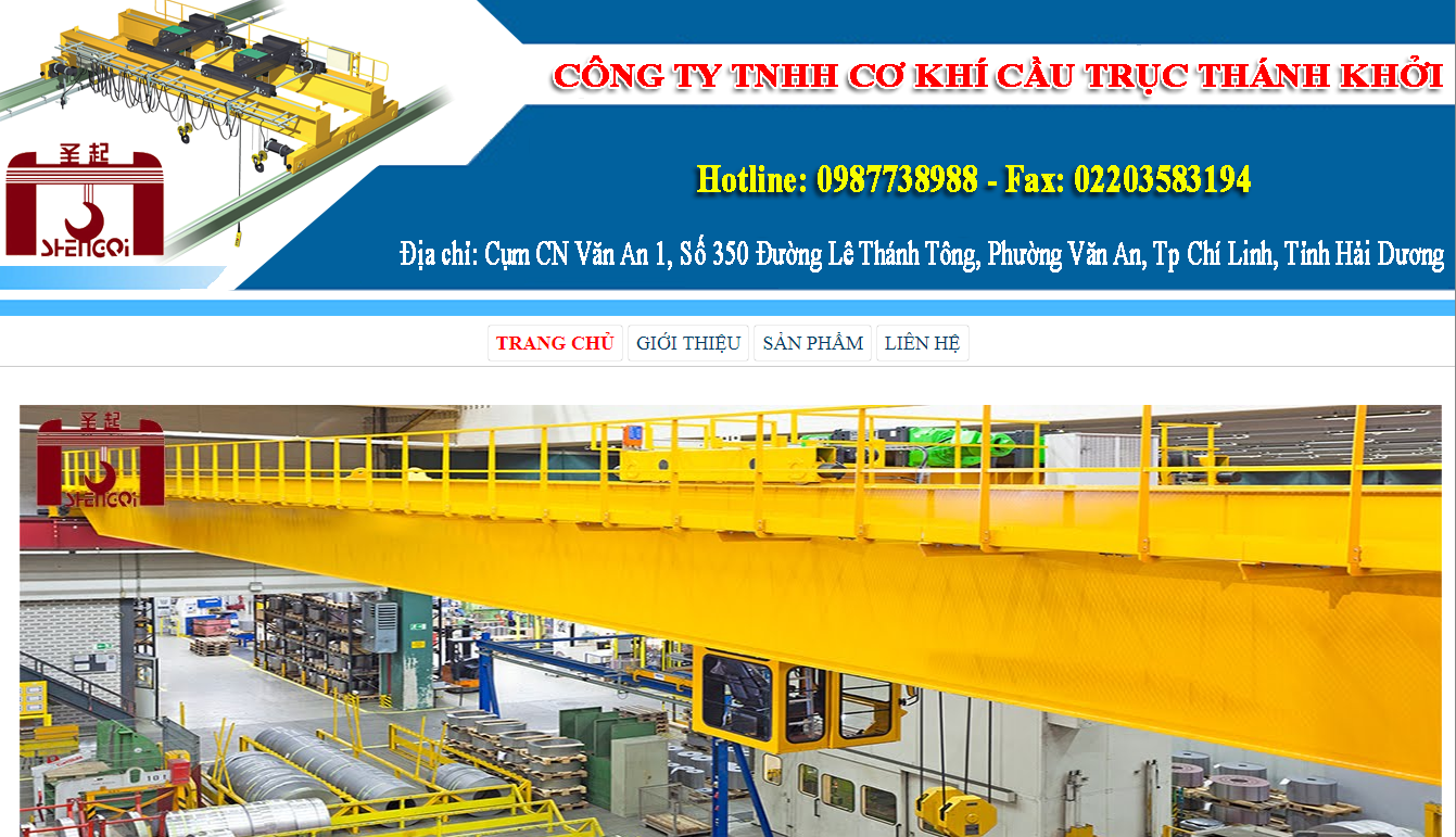 Công ty cơ khí cầu trục Thánh khởi