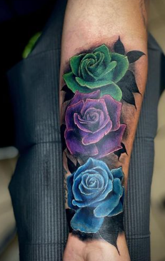 Three Color Rose