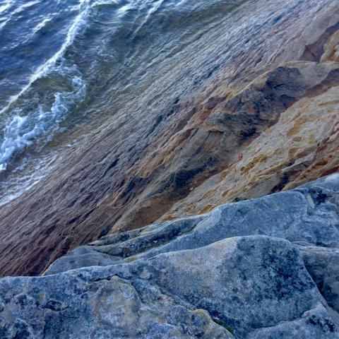 Some of the hues that give Pictured Rocks National Lakeshore its name.