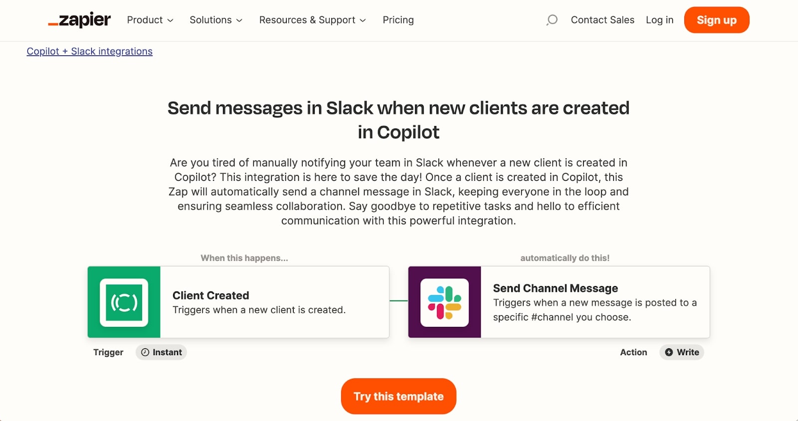 Slack and Copilot automation