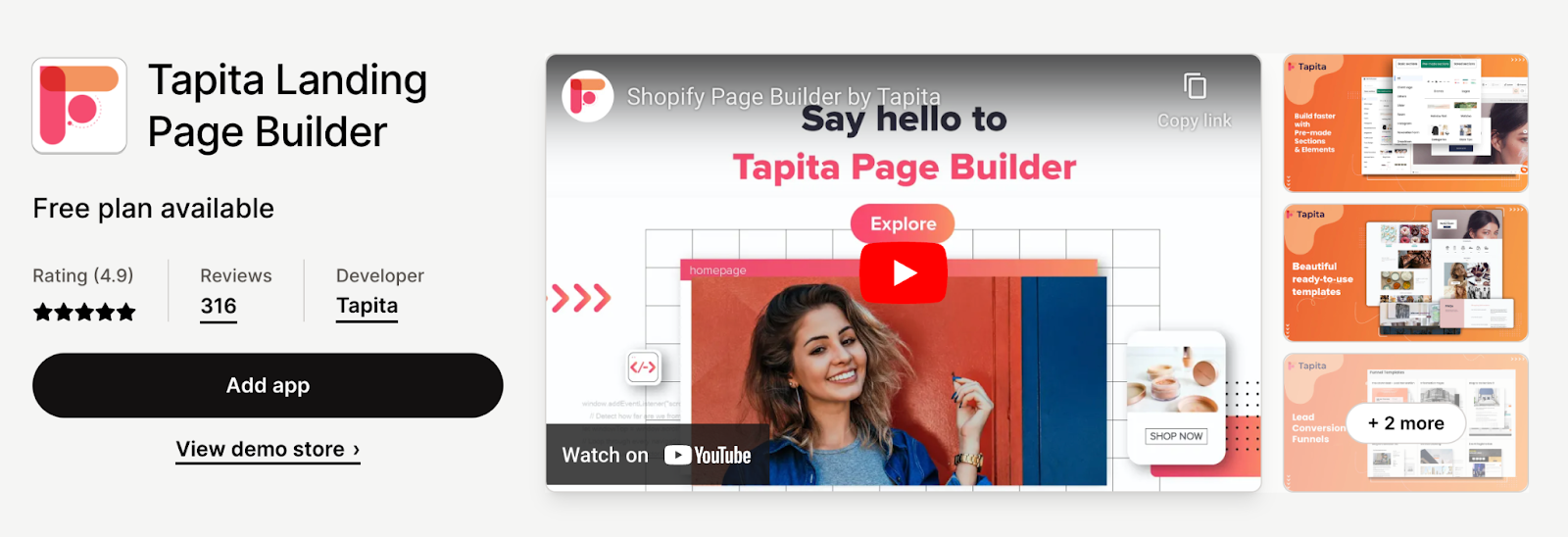 tapita page builder
