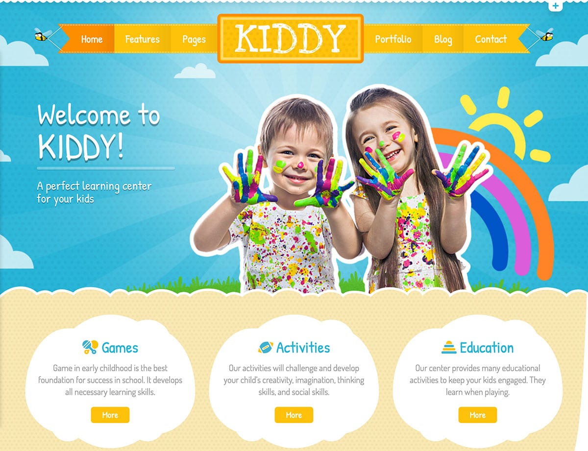 Kiddy-WordPress-tema